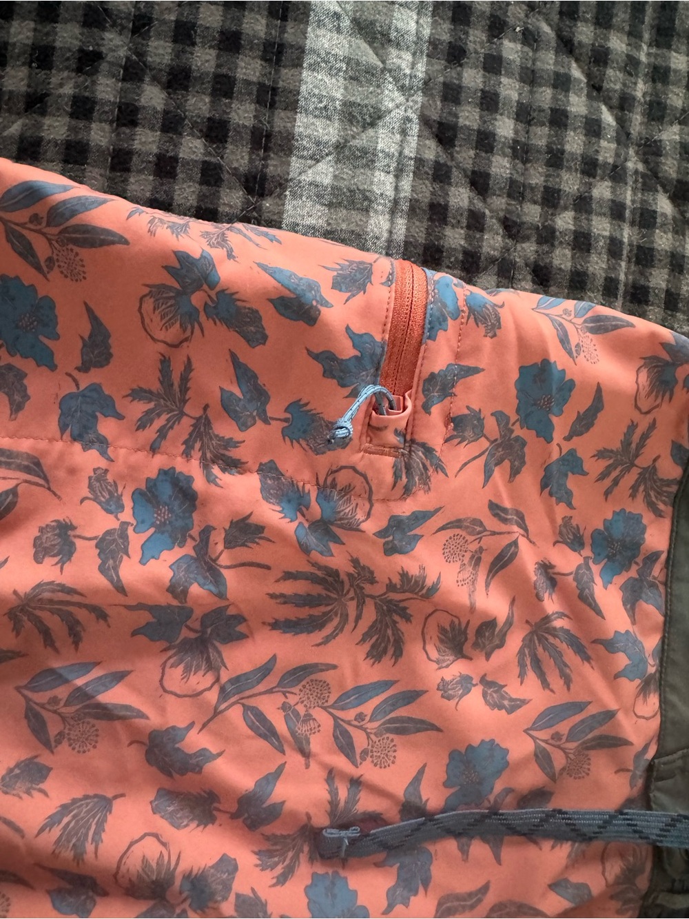 Patagonia Coral Swim Suit with Blue Floral Print - Men’s - Picture 4 of 5
